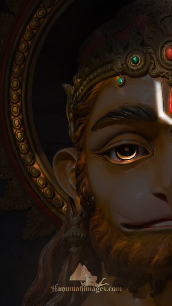 lord hanuman glow in the dark image