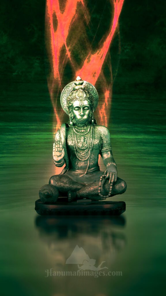 lord hanuman meditation image