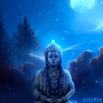 blue lord hanuman image HD