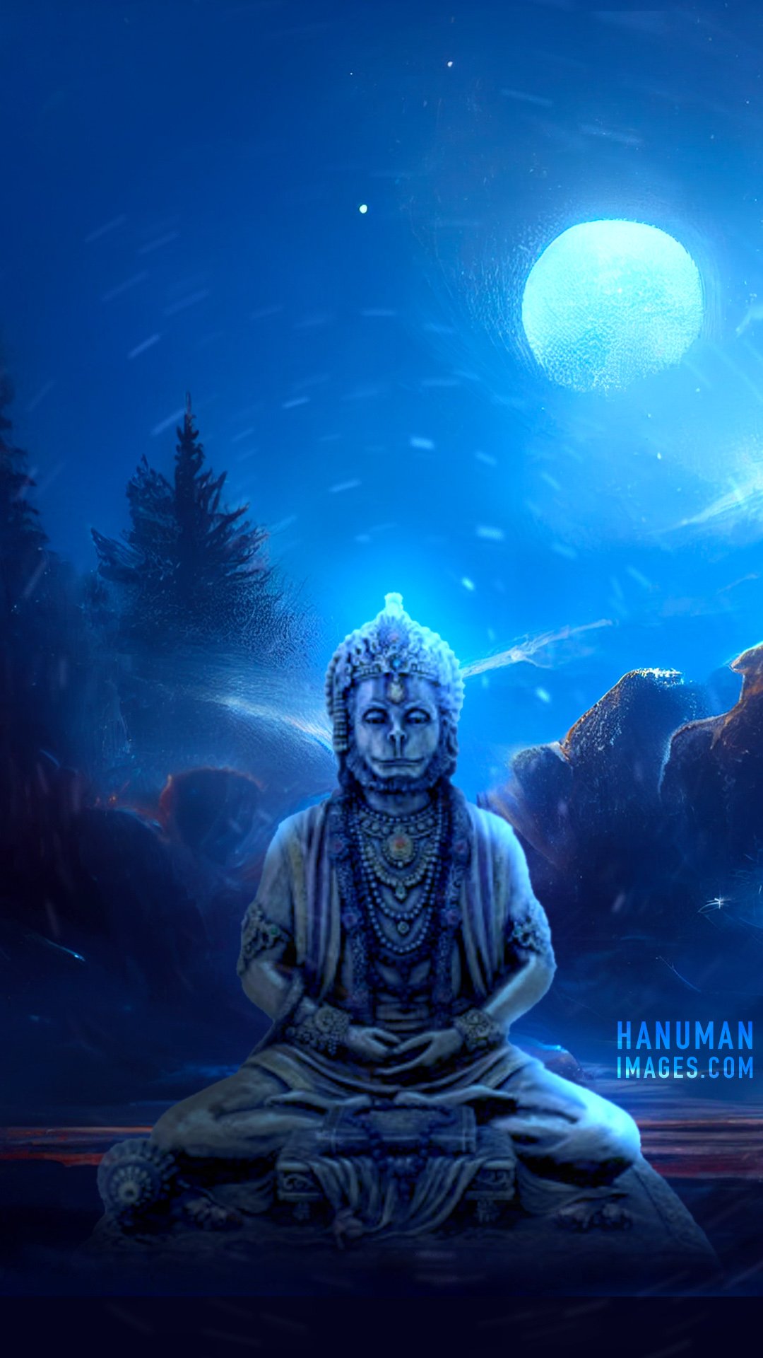 sarv shaktiman lord hanuman minimalist phone wallpaper HD  Hanuman images