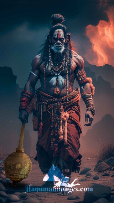 powerful lord hanuman image