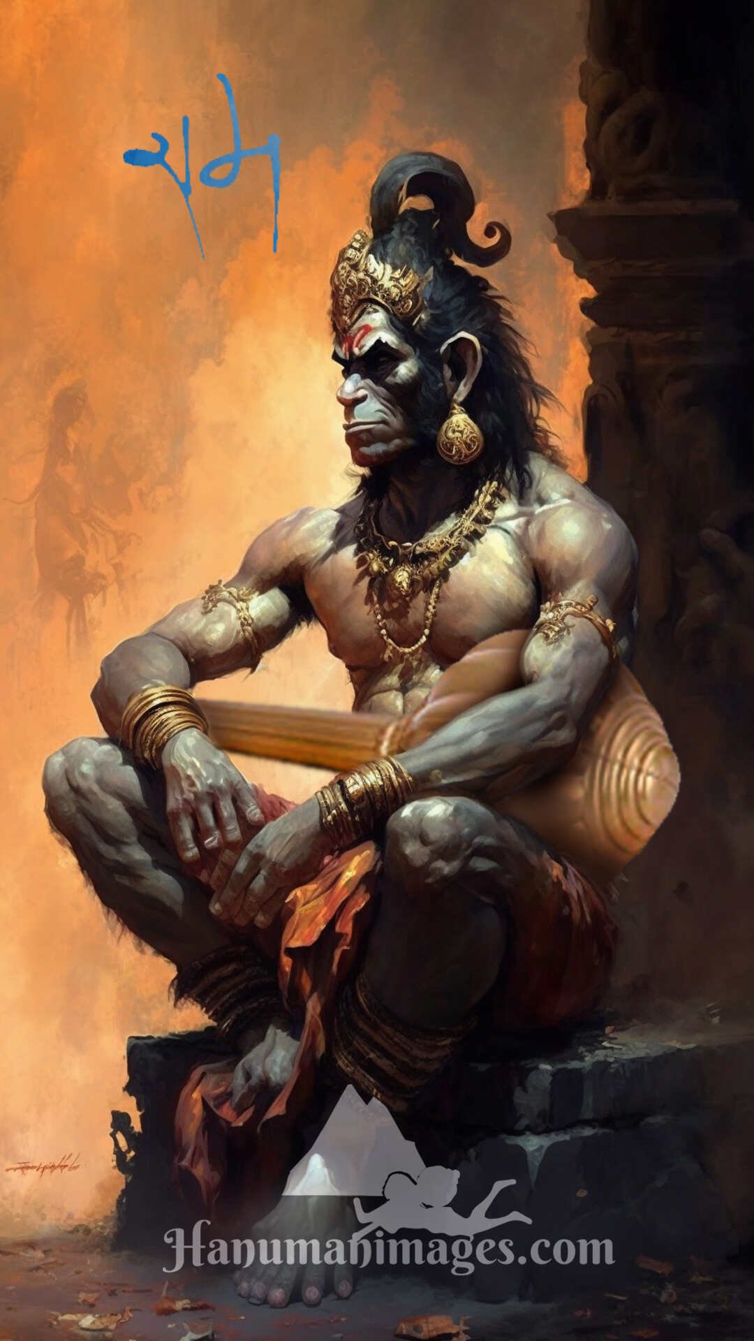 lord hanuman image never seen before