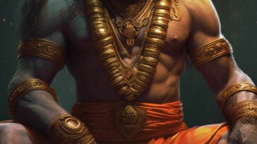 Royal lord hanuman image