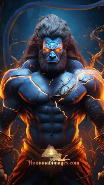 lord hanuman powerful angry photo HD