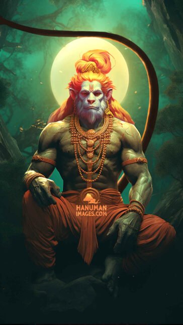 mystical hanuman bhagwan image