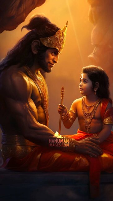 image of ram and hanuman