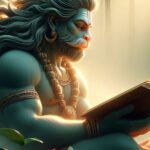 lord hanuman reciting Ram name