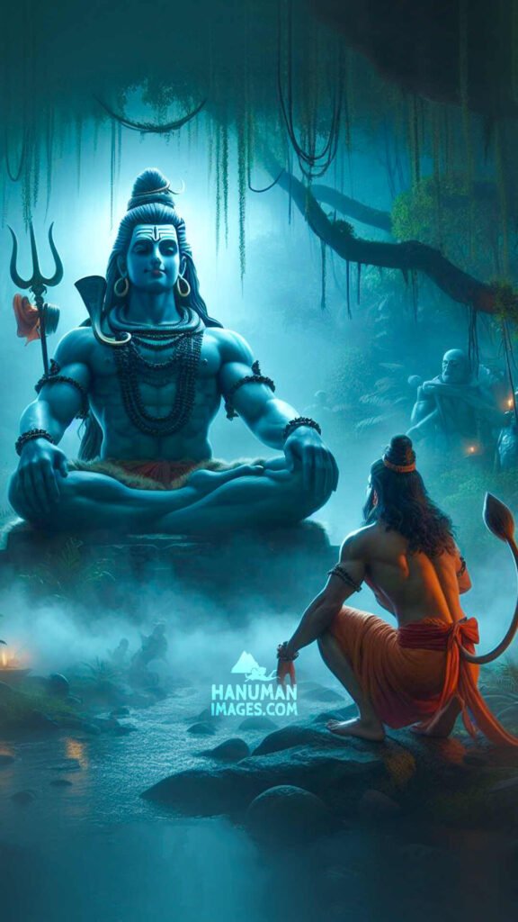 lord shiva and hanuman 4k