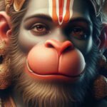 pavanputra hanuman face closeup